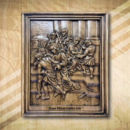 1 stáció Jézust Pilátus halálra ítéli