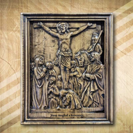 12. stáció Jézus meghal a kereszten