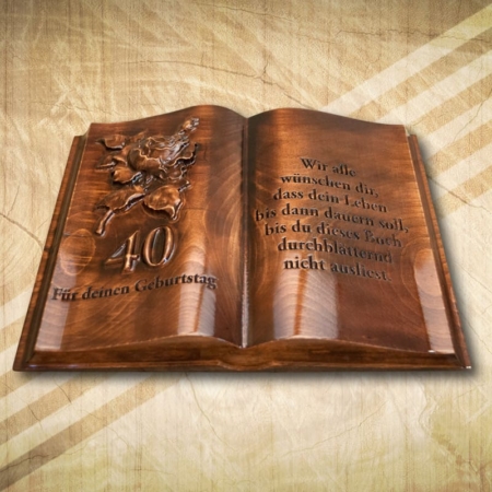 40. születésnapi német fakönyv
