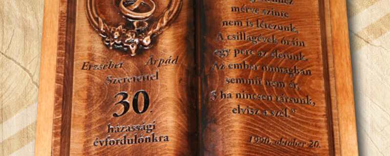 30-hazassagi-teakF-végtelen 30. házassági évforduló| gyöngylakodalom-Mívesfa