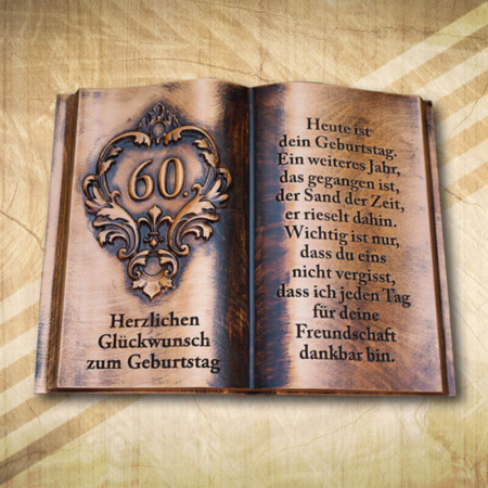 60. születésnapi fakönyv német idézettel