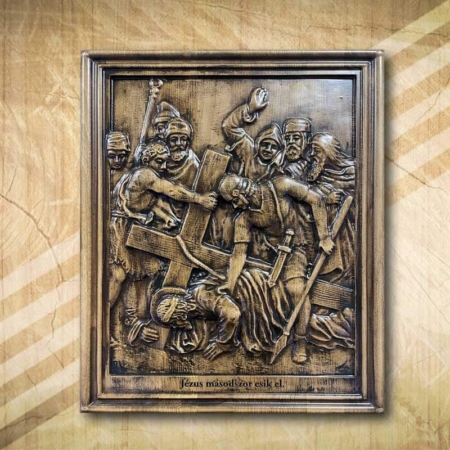 7. stáció Jézus másodszor esik el