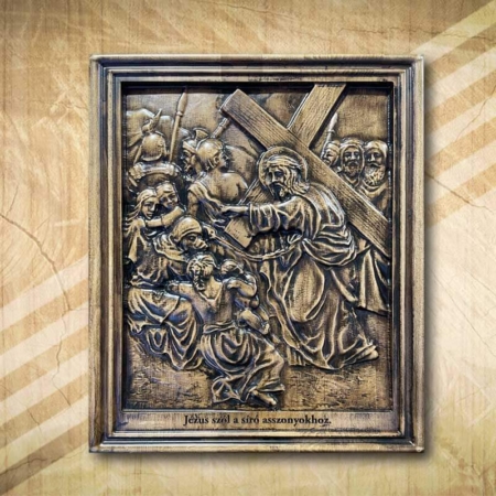 8. stáció Jézus szól a síró asszonyokhoz