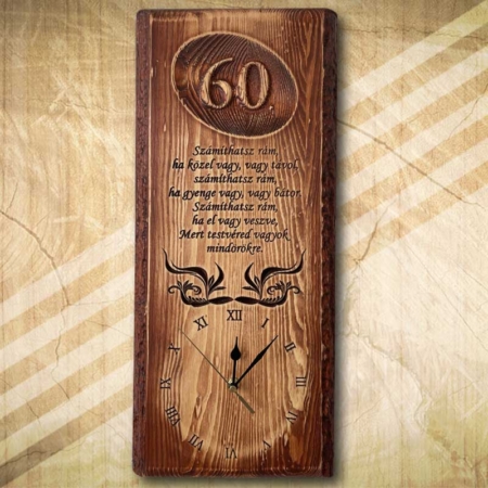 Idézetes falióra születésnapra